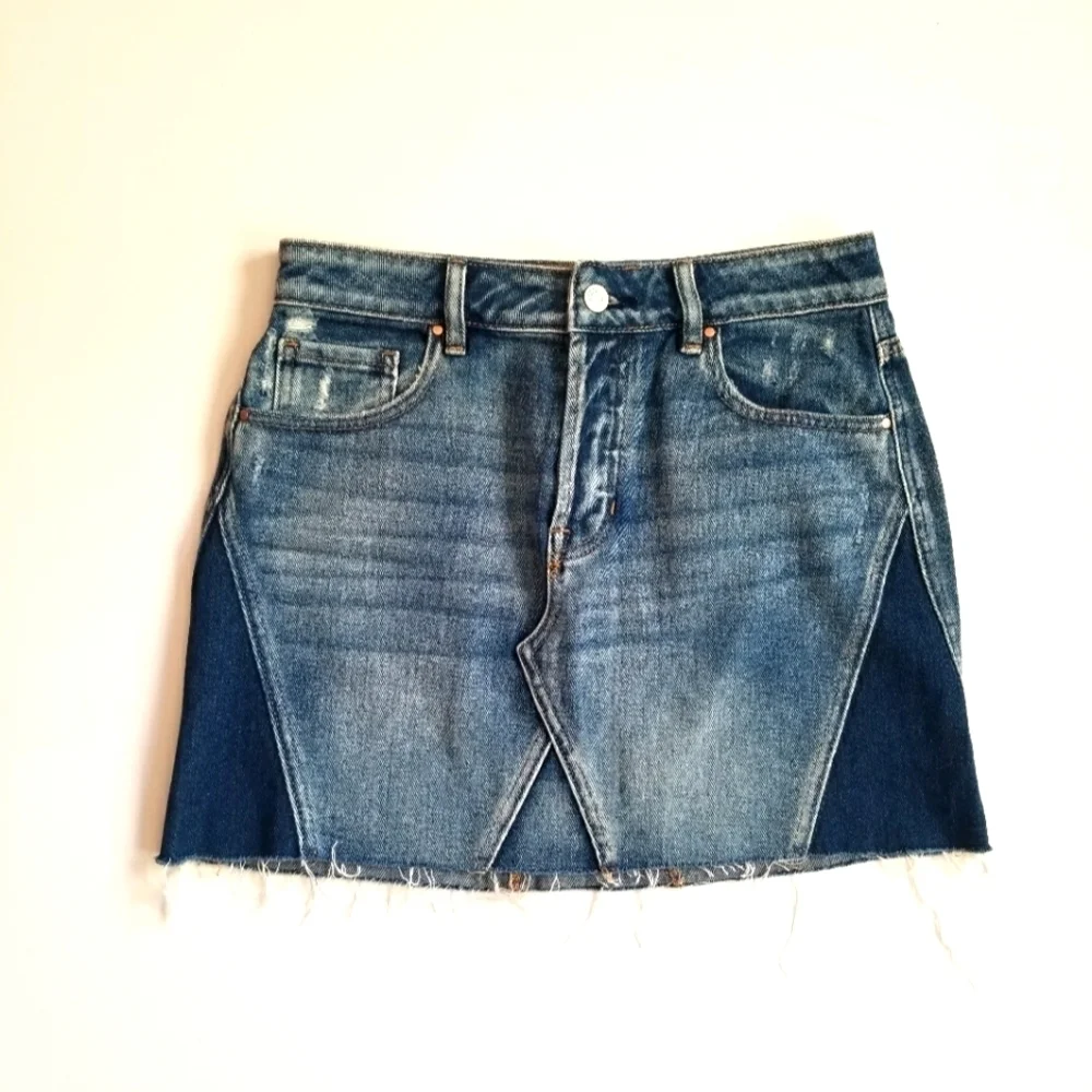 Pacsun Denim Panel Skirt